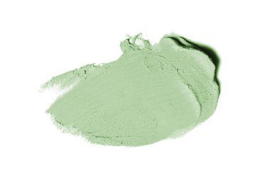 Smear ve ruj veya akrilik boya beyaz izole doku