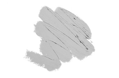 Smear ve ruj veya akrilik boya beyaz izole doku