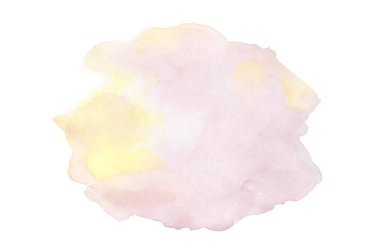 Bir sıvı sıçraması ile soyut suluboya arka plan görüntüsü