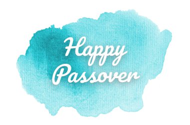 Kova boyası sıvı bir sıçrama ile soyut suluboya arka plan görüntüsü. Açık mavi tonları. Mutlu Hamurdan