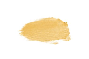 Smear ve ruj veya akrilik boya beyaz izole doku