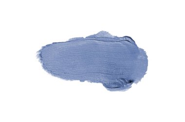 Smear ve ruj veya akrilik boya beyaz izole doku