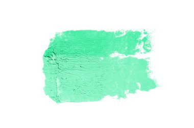 Smear ve ruj veya akrilik boya beyaz izole doku