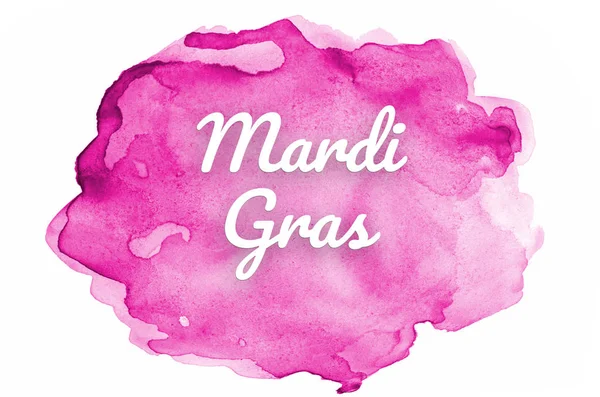 Kova boyası sıvı bir sıçrama ile soyut suluboya arka plan görüntüsü. Pembe tonları. Mardi gras