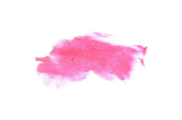 Kenet és textúra a rúzs vagy akril festék izolált fehér — Stock Fotó