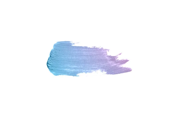Smear ve ruj veya akrilik boya beyaz izole doku — Stok fotoğraf