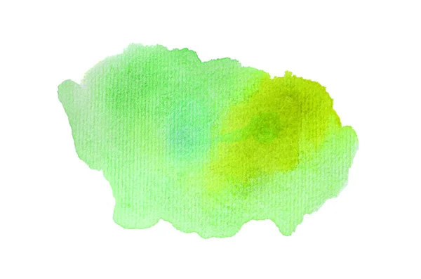 Imagen de fondo de acuarela abstracta con una salpicadura líquida de pintura acuarela, aislada en blanco. Tonos primavera —  Fotos de Stock