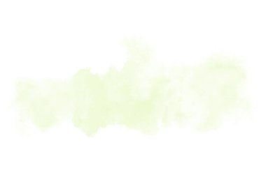 Beyaz üzerine izole edilmiş, sıvı bir kova boyası ile soyut suluboya arka plan görüntüsü. Yeşil tonları