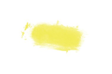 Smear ve ruj veya akrilik boya beyaz izole doku