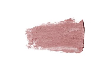 Smear ve ruj veya akrilik boya beyaz izole doku