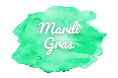Kova boyası sıvı bir sıçrama ile soyut suluboya arka plan görüntüsü. Turkuaz tonları. Mardi gras