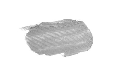 Smear ve ruj veya akrilik boya beyaz izole doku