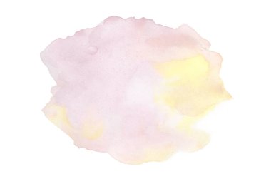 Bir sıvı sıçraması ile soyut suluboya arka plan görüntüsü