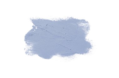 Smear ve ruj veya akrilik boya beyaz izole doku