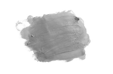 Smear ve ruj veya akrilik boya beyaz izole doku