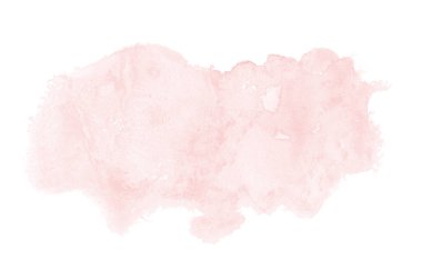 Aquarelle boya, üzerinde beyaz izole bir sıvı sıçrama ile suluboya arka plan görüntüsü. Kırmızı tonları