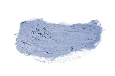 Smear ve ruj veya akrilik boya beyaz izole doku