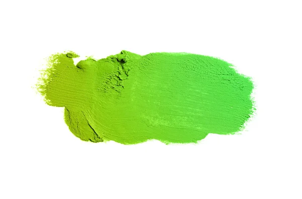 Smeta och textur av läppstift eller akrylfärg isolerad på vitt — Stockfoto