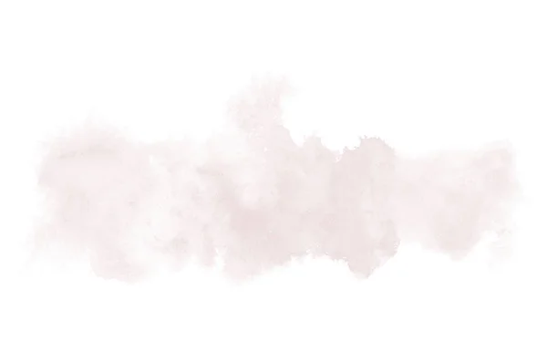 白に隔離されたアクアレル塗料の液体スプラッタを持つ抽象的な水彩の背景画像。濃い赤のトーン — ストック写真