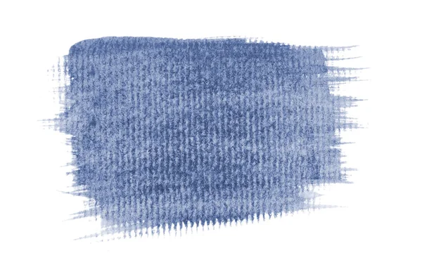 Abstrakcja akwarela obraz tła z ciekłym bryzg farby Aquarelle, izolowane na białym tle. Odcienie ciemnoniebieskie — Zdjęcie stockowe