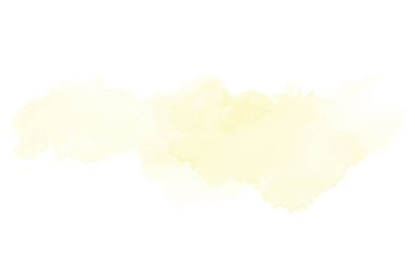 Beyaz üzerine izole edilmiş, sıvı bir kova boyası ile soyut suluboya arka plan görüntüsü. Sarı tonları