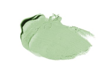 Smear ve ruj veya akrilik boya beyaz izole doku