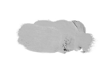 Smear ve ruj veya akrilik boya beyaz izole doku