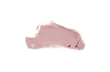 Smear ve ruj veya akrilik boya beyaz izole doku