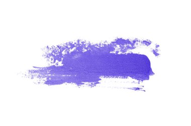 Smear ve ruj veya akrilik boya beyaz izole doku