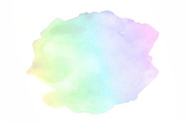 Bir sıvı sıçraması ile soyut suluboya arka plan görüntüsü