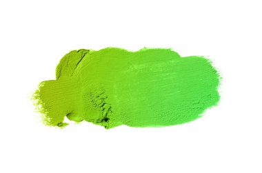 Smear ve ruj veya akrilik boya beyaz izole doku