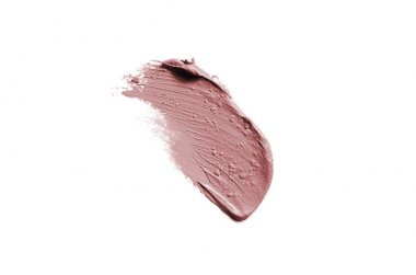 Smear ve ruj veya akrilik boya beyaz izole doku