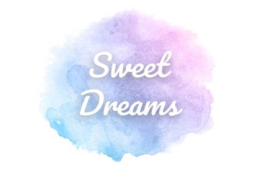 Kova boyası sıvı bir sıçrama ile soyut suluboya arka plan görüntüsü. Pembe ve mavi pastel tonları. Tatlı rüyalar