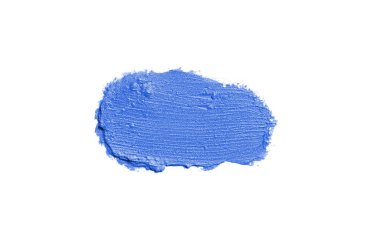 Smear ve ruj veya akrilik boya beyaz izole doku