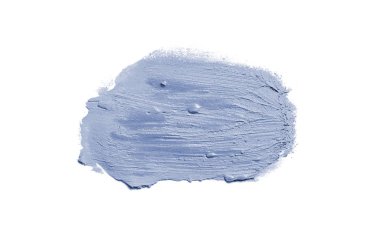 Smear ve ruj veya akrilik boya beyaz izole doku