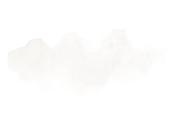 흰색에 고립 된 아쿠아렐 페인트의 액체 튀김추상 수채화 배경 이미지. 브라운 톤 — 스톡 사진