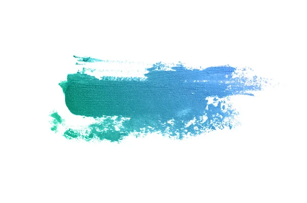 Мазок и текстура помады или акриловой краски изолированы на белом — стоковое фото