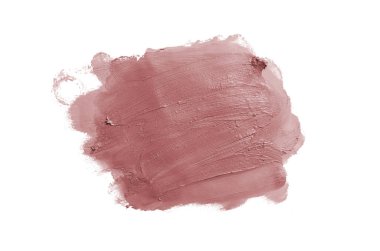 Smear ve ruj veya akrilik boya beyaz izole doku