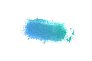 Smear ve ruj veya akrilik boya beyaz izole doku