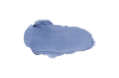 Smear ve ruj veya akrilik boya beyaz izole doku