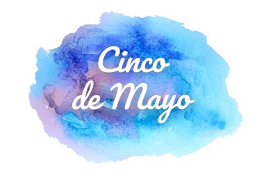 Kova boyası sıvı bir sıçrama ile soyut suluboya arka plan görüntüsü. Soğuk tonları. Cinco de mayonez