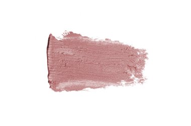 Smear ve ruj veya akrilik boya beyaz izole doku