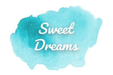 Kova boyası sıvı bir sıçrama ile soyut suluboya arka plan görüntüsü. Açık mavi tonları. Tatlı rüyalar