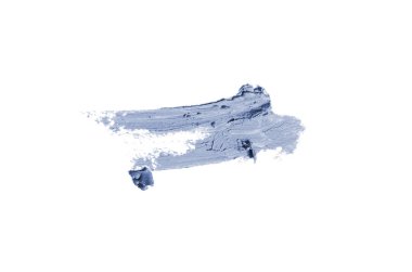 Smear ve ruj veya akrilik boya beyaz izole doku