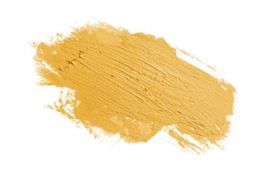 Smear ve ruj veya akrilik boya beyaz izole doku