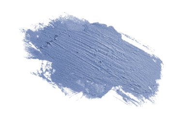 Smear ve ruj veya akrilik boya beyaz izole doku