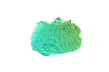 Smear ve ruj veya akrilik boya beyaz izole doku