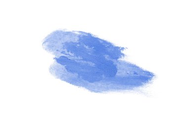 Smear ve ruj veya akrilik boya beyaz izole doku