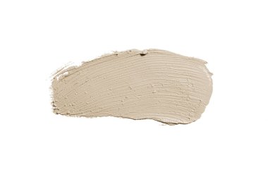 Smear ve ruj veya akrilik boya beyaz izole doku