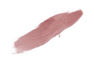 Smear ve ruj veya akrilik boya beyaz izole doku